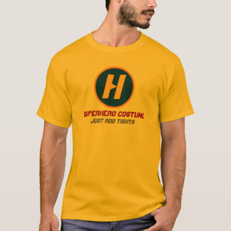 Superherodräkt - med den beställnings- monogramen t-shirt