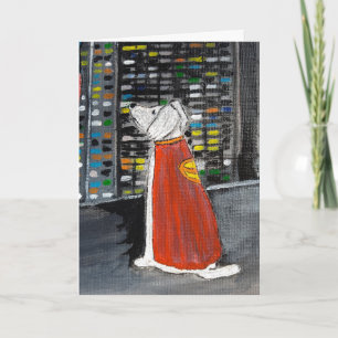 Superheroes Best Friend Painting av Alfred Fox Kort