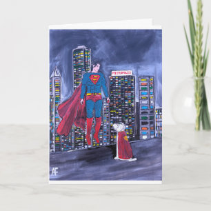 Superheroes Best Friend Painting av Alfred Fox Kort