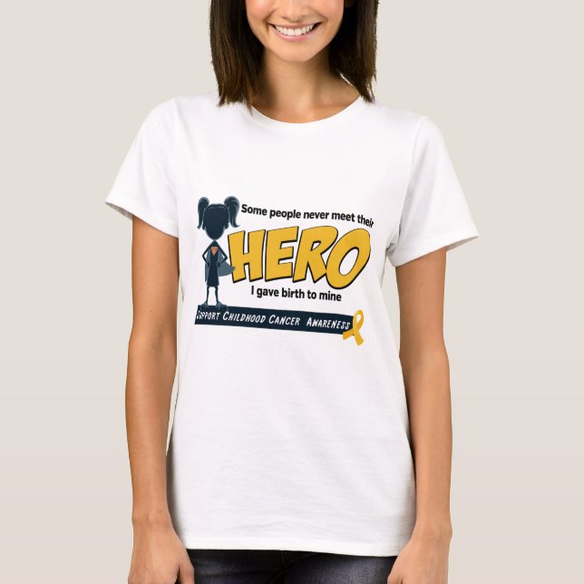 Superheroflicka T-shirt (Framsida)