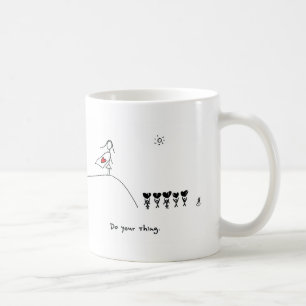 Superherohjärta vid HeartsAndAll Kaffemugg