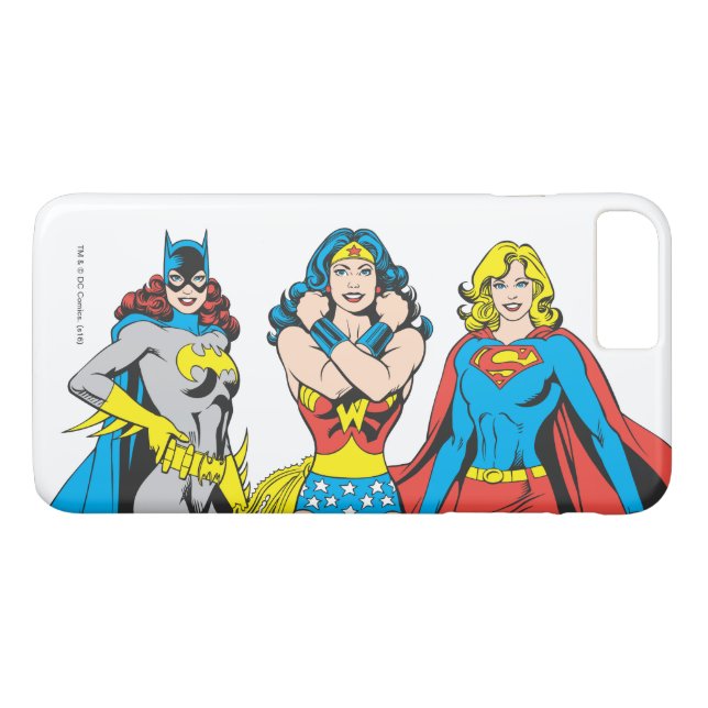 Superheroines Pose Case-Mate iPhone Skal (Baksida (horisontal))