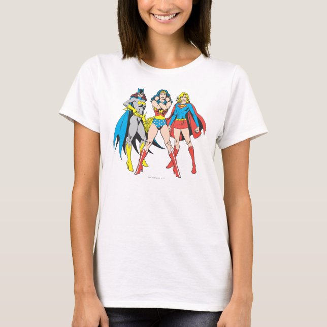 Superheroines Pose T-shirt (Framsida)