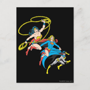 Superheroinläder Vykort