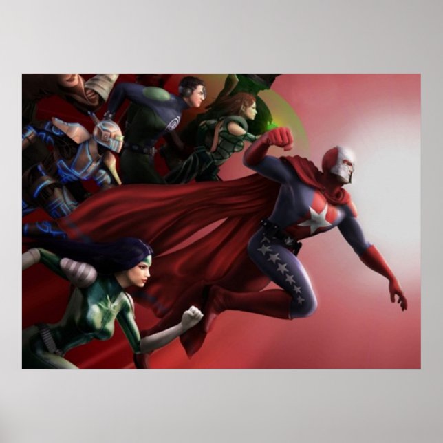 Superheros Poster (Framsidan)