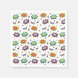 Superhjältannapkins Pappersservett