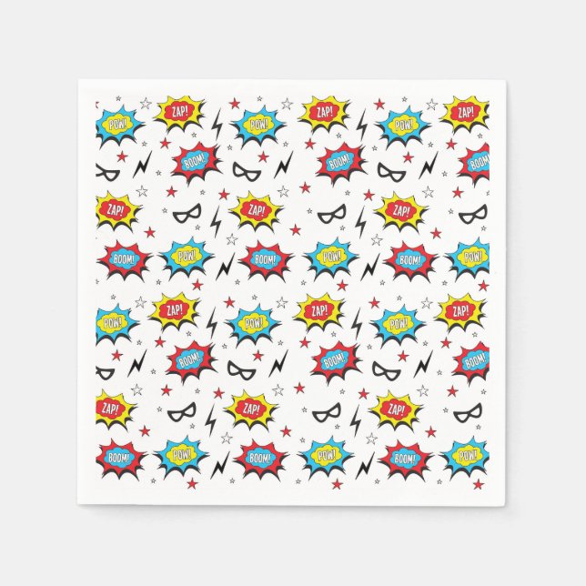 Superhjältannapkins Pappersservett (Framsidan)