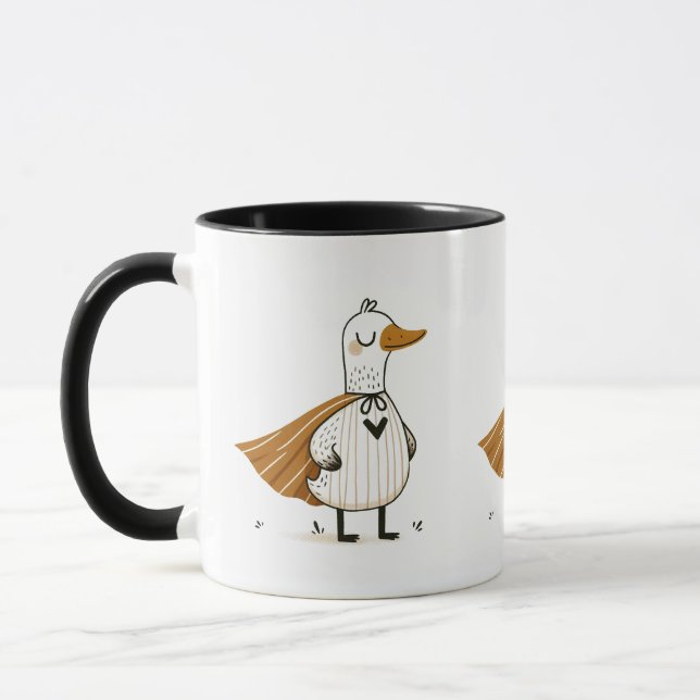 Superhjälte Anka i Costume Mugg (Vänster)