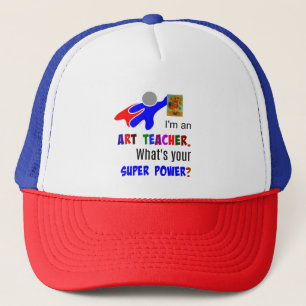 Superhjälte Art Teacher Truckerkeps
