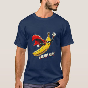 Superhjälte Banana Man T-Shirt
