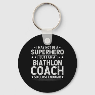 Superhjälte Biathlon Coach Funny Biathlon Coach Hu Nyckelring