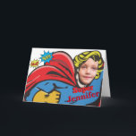 Superhjälte Birthday Girl Tecknad ⚡ Speciell Kid Kort<br><div class="desc">Barnsuperhjälten. Superassistance Girl Birthday. Superassistance Girl Birthday. Anpassa om du enkelt vill ändra ansikte och namn. Whimzazzical-barnhjälten Female superhjälten Barns Anpassningsbar Superhjälte Birthday Girl Tecknad Speciell Kid Gör ditt barns födelsedag verkligt TOPPEN med det här tecknad-stil-födelsedagskortet! 💥 med en djärv, färglös superhjältedesign blir vårt kort perfekt för unga tecknad bok...</div>