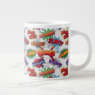 Superhjälte Bubble Mönster Jumbo Mugg