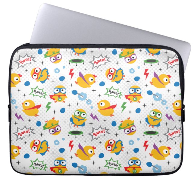 Superhjälte Chicken Laptop Fodral (Framsidan)