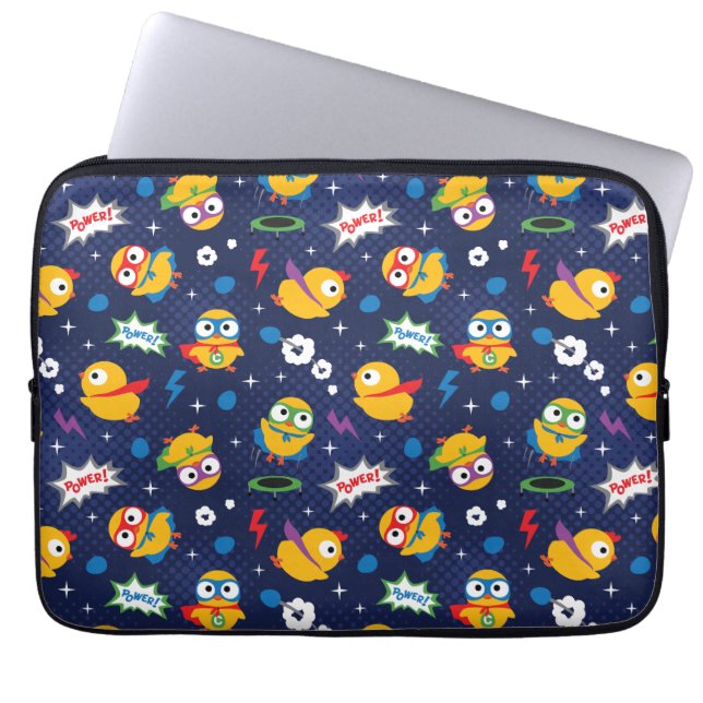Superhjälte Chicken Laptop Fodral (Framsidan)