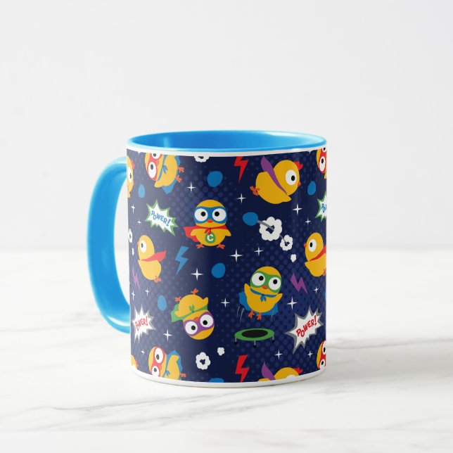 Superhjälte Chicken Mugg (Framsida vänster)