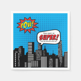 Superhjälte Cocktail Napkin humor Pappersservett