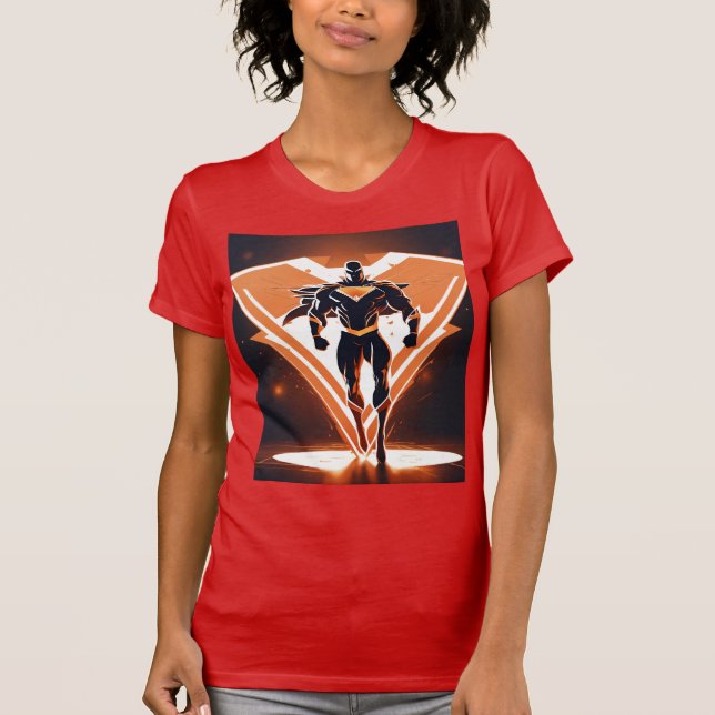 Superhjälte Emblem Women's Slim Fit Tee (Framsida)