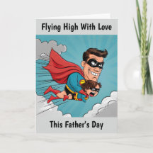 Superhjälte Far Personlig Fars dag
