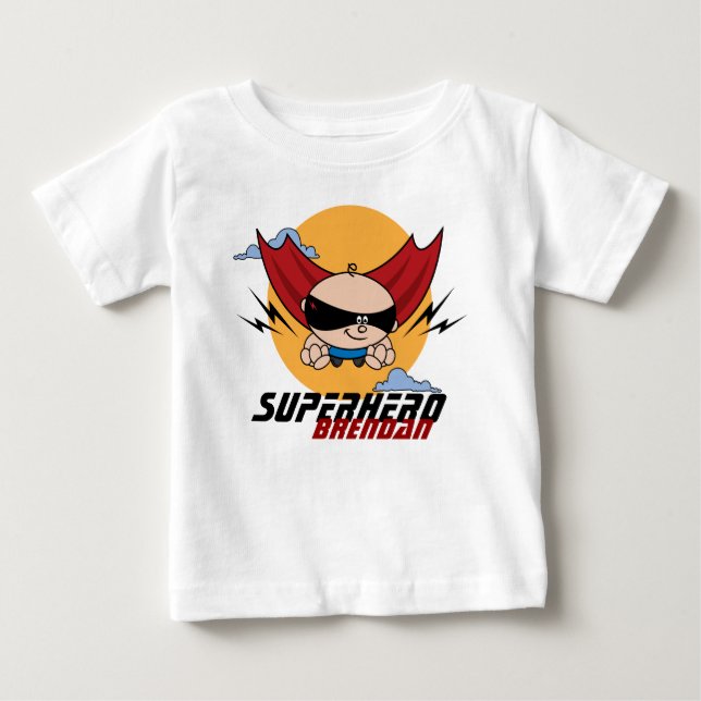 Superhjälte Flies Småbarn Light T-Shirt (Framsida)