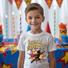 Superhjälte-födelsedagspojkar - toppar t shirt