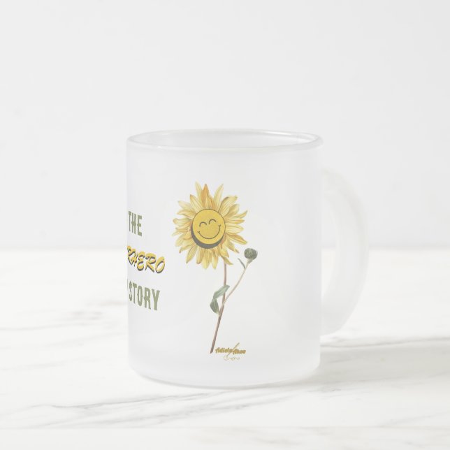 Superhjälte Frosted Glass Mugg av Poet Adiela Akoo (Framsida höger)