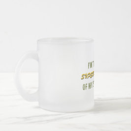Superhjälte Frosted Glass Mugg av Poet Adiela Akoo