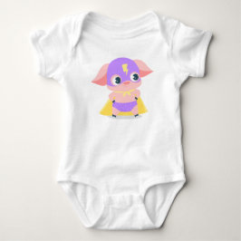 Superhjälte Gris Baby Sover Bodysuit T Shirt