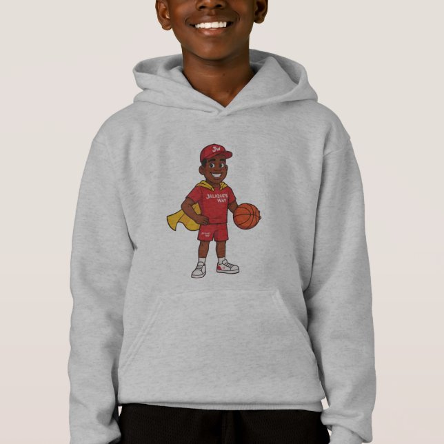 Superhjälte Hoodie Pojkar  T Shirt (Framsida)