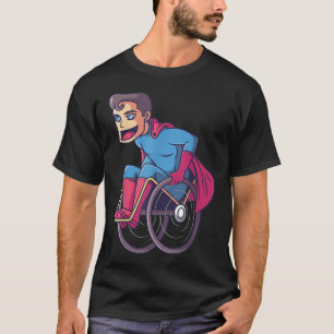 Superhjälte i Amputee Handicap Disability T Shirt