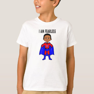 Superhjälte i sleever.. Jag är FEARLESS t-shirt-po T-shirt