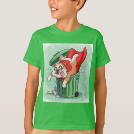 Superhjälte i Sopor Can av Natasha Us T Shirt