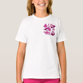 Superhjälte ILY - ASL Design T Shirt