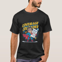 Superhjälte Insurance Crusader T-Shirt