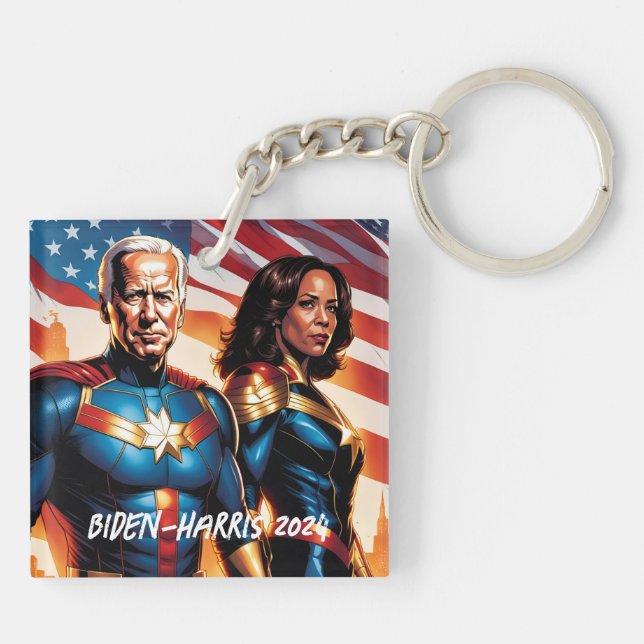 Superhjälte Joe Biden och Kamala Harris (Baksidan)