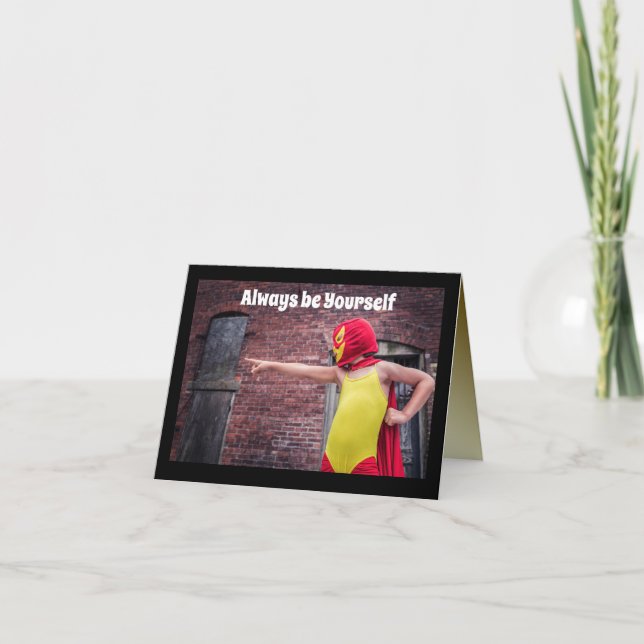 Superhjälte Kort (Framsida)