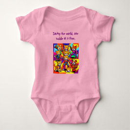 Superhjälte - Kullor - Valpar  Baby Body T Shirt