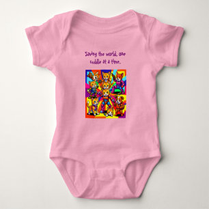 Superhjälte - Kullor - Valpar Baby Body T Shirt