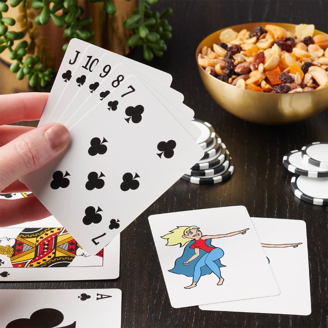 Superhjälte Kvinna Casinokort (Skapare uppladdad)
