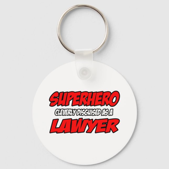 Superhjälte... Lawyer Nyckelring (Framsida)