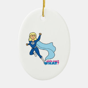 Superhjälte - Light/Blonde Julgransprydnad Keramik