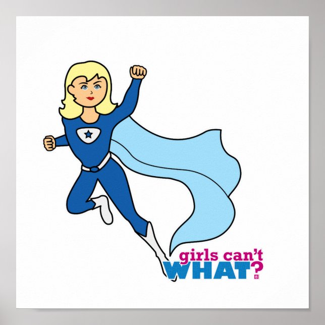 Superhjälte - Light/Blonde Poster (Framsidan)