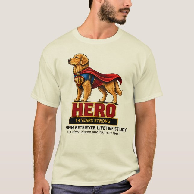 SUPERHJÄLTE LJUS - 14 år stark T Shirt (Framsida)