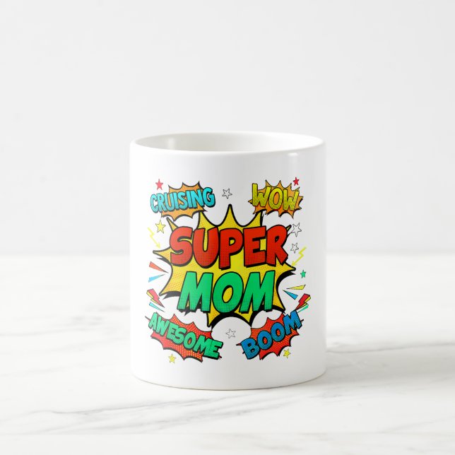 Superhjälte Mamma För Kvinnor Kaffemugg (Center)