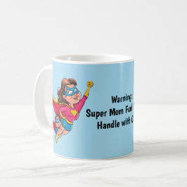Superhjälte Mamma Personlig Kaffemugg