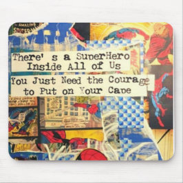 Superhjälte Mouse Pad Musmatta