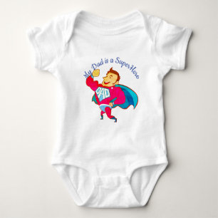 Superhjälte Pappa Anpassningsbar T Shirt
