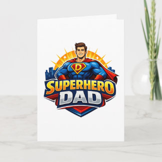 Superhjälte Pappa Kort