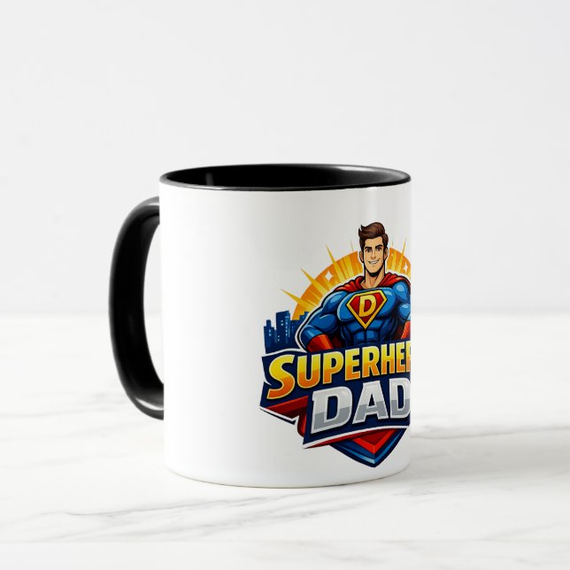 Superhjälte Pappa Mugg (Framsida vänster)