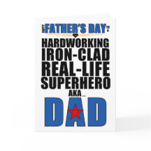 Superhjälte Pappa Typography Fars dag